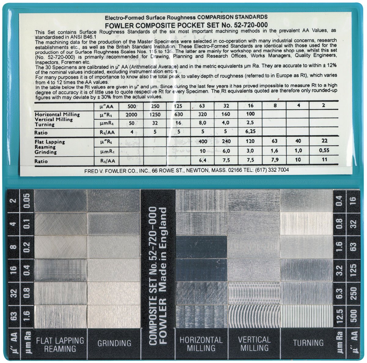 Fowler 52-720-000-0 Surface Finish Comparator