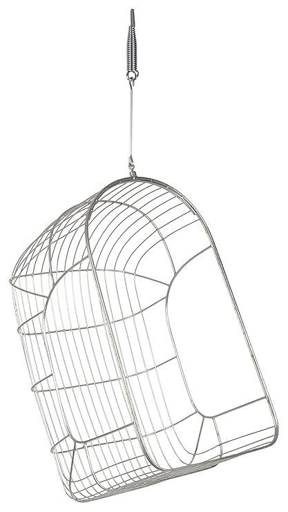JEEL JHULA Basket Washable Swing/Hammock (Silver Color)