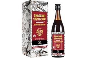 Soeos Shaoxing Wine, Shaoxing Rice Wine, Chinese Cooking Wine, Rice Cooking Wine, Shaoxing Wine Chinese Cooking Wine, Shao Hsing Rice Wine, 21.64 fl oz (640ml),1 Pack, Regular Cooking Wine
