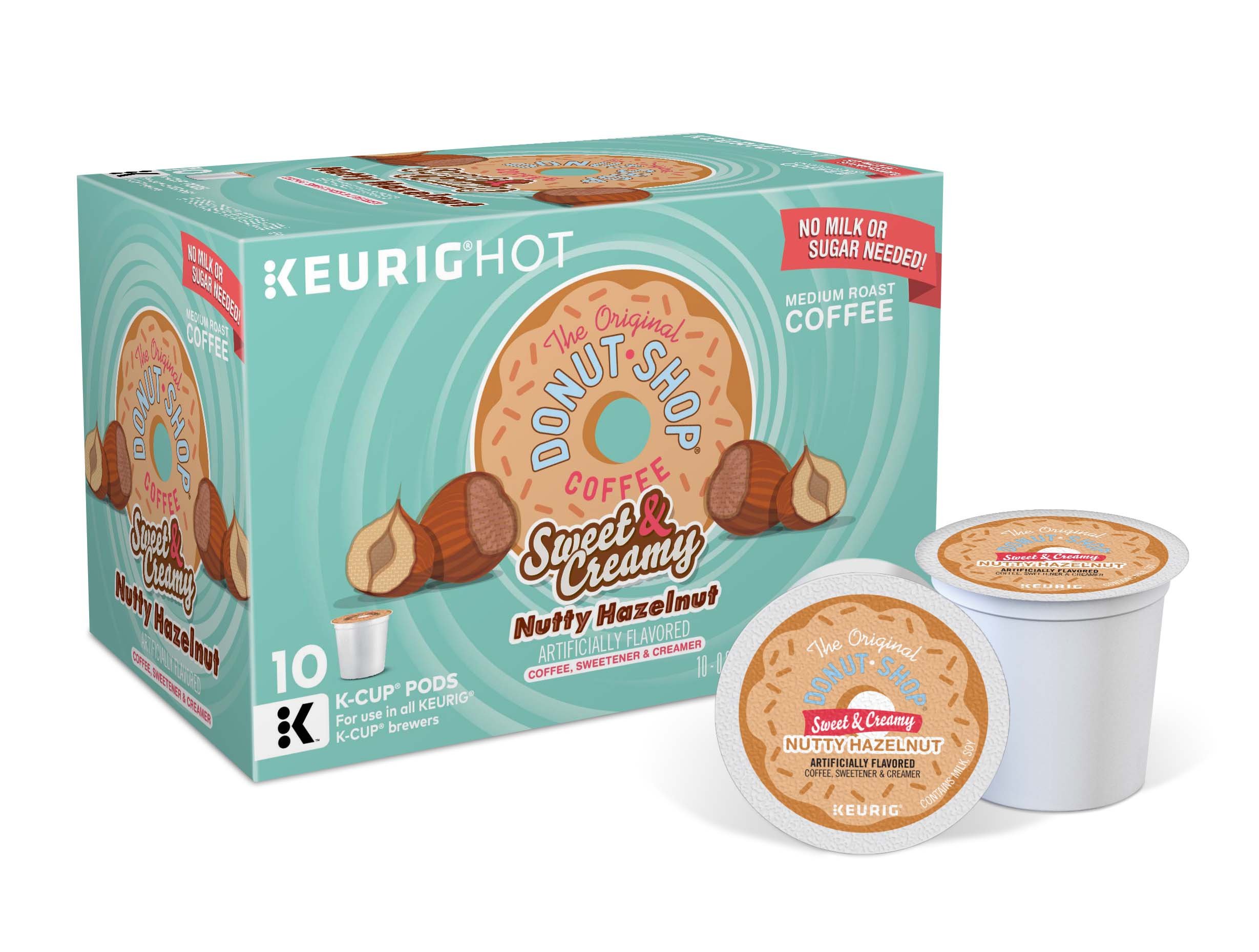 The Original Donut Shop Keurig SingleServe KCup Pods, Sweet and