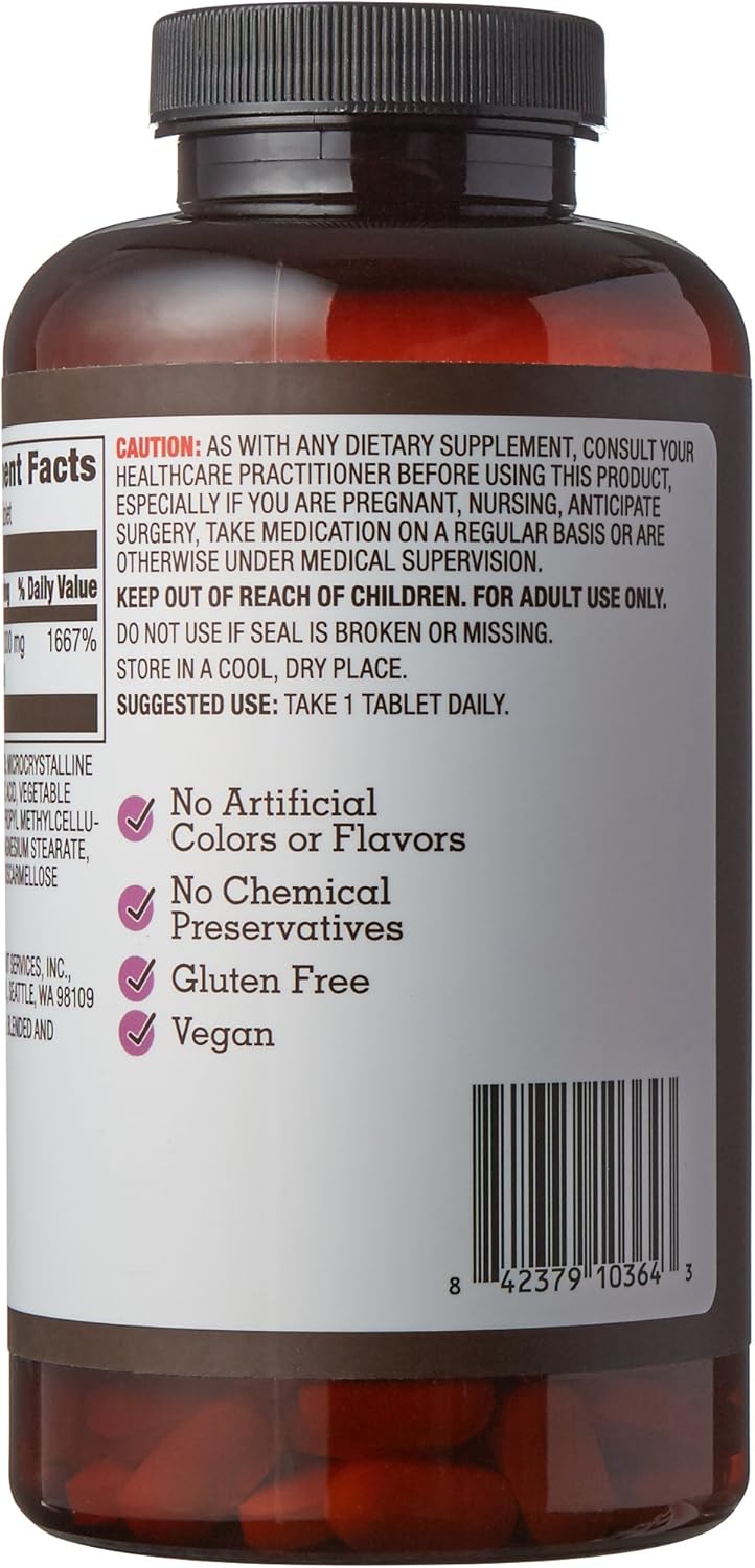  Elements Vitamin C 1000mg, Supports Healthy Immune System, Vegan, 300 Tablets, 10 month supply: Health & Personal Care