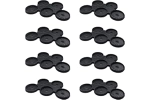 ENDERTOYS 32mm 5-Man Movement Trays (x8) - Miniature Terrain Set - 32mm Scale Scenery - Tabletop Wargaming Mini Trays - Dungeon Accessories - RPG Fantasy Dragon Game Models - Bits for Battle Grid Mats