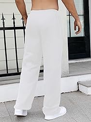 GORGLITTER Men's Baggy Wide Leg Sweatpants Y2K