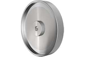 EASGIU CBN Grinding Wheel, 8 Inch Dia x 1 Inch Wide x 5/8 Inch Bore for Sharpening Woodturning Tools, High Speed Steel Tools, Bench Grinders (8 Inch, 320 Grit)