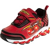 Disney Pixar Cars Boys Black/Red Lighted Sneaker (Toddler/Little Kid)