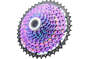 VG SPORTS 8/9/10/11/12 Speed Ultra-Light Bike Cassette for Mountain Bike 11-40T/11-42T/11-46T/11-50T/11-52T MTB Cassette Lightweight Aluminum Bracket Cassette