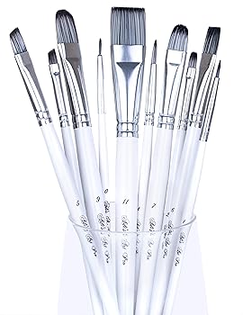 Adi's Art Pro Paint Brushes Set for Acrylic Oil Watercolor