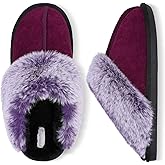 Besroad Winter Fuzzy House Slippers Sandals Plush Faux Fur Fluffy Flats Slippers Warm Slide Shoes for Women