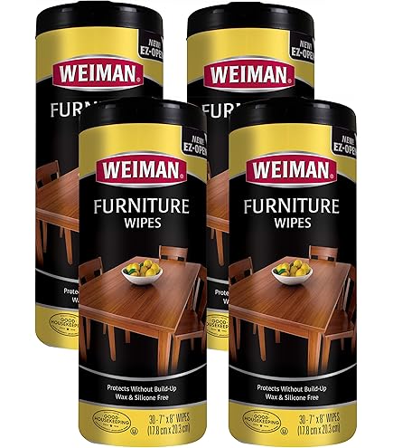 Weiman Wood Cleaner And Polish Wipes - Clean, Polish