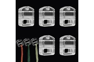 PH PandaHall 30pcs Acrylic Bobbins Embroidery Floss Bobbin Clear Embroidery Thread Organizers Small Sewing Thread Winding Boa