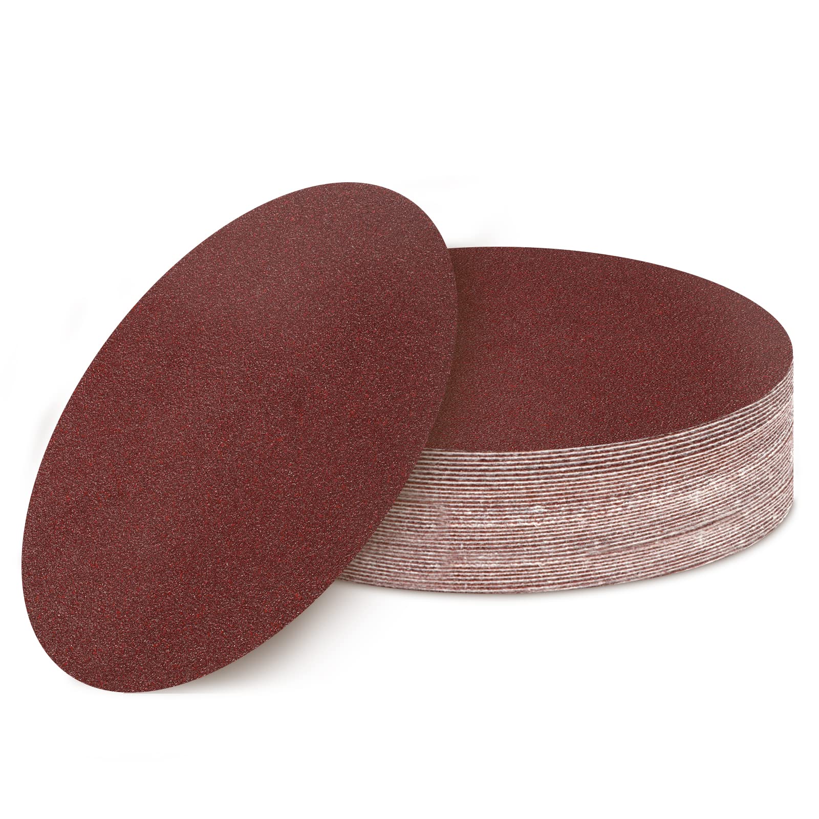 180mm Sanding Discs, 240 Grit Sandpaper Sheet, 7Inch Sander Disc Hook and Loop Discs Sanding Pads for Long Neck Sander Drywall Sander(30Pcs)