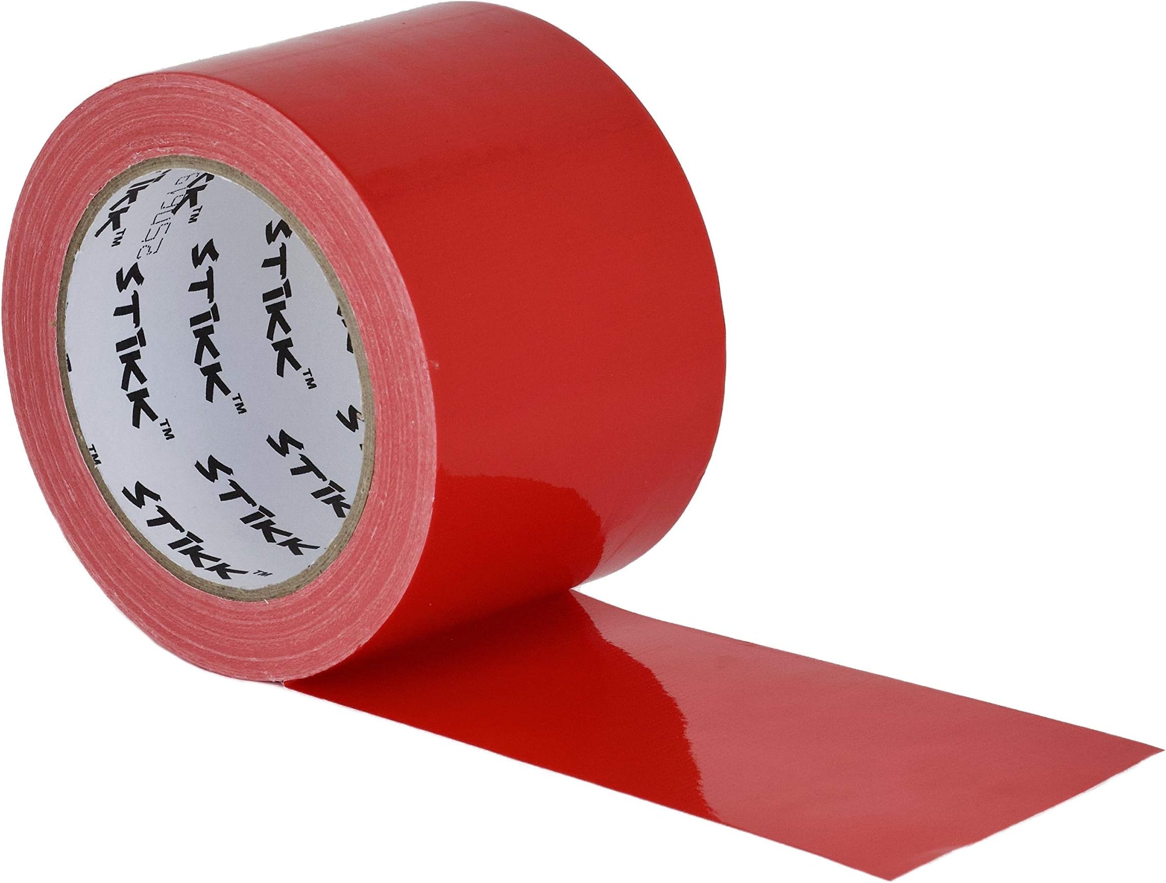 3" x 25 yd 7.5 Mil Thick Red Duct Tape PE Coated Weather Resistant (2.83 in 72MM)
