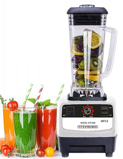 2,0 Liter Profesioneller Hochleistungs Standmixer 32.000 Umdrehungen/min. 1.500 Watt Smoothie Maker Universal Power Mixer Zer
