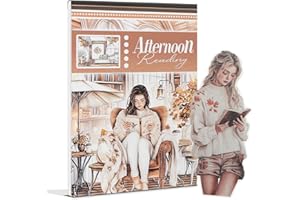 Snycler Lot de 20 feuilles d'autocollants sur le thème de l'après-midi, fournitures de scrapbooking pour journal indésirable,