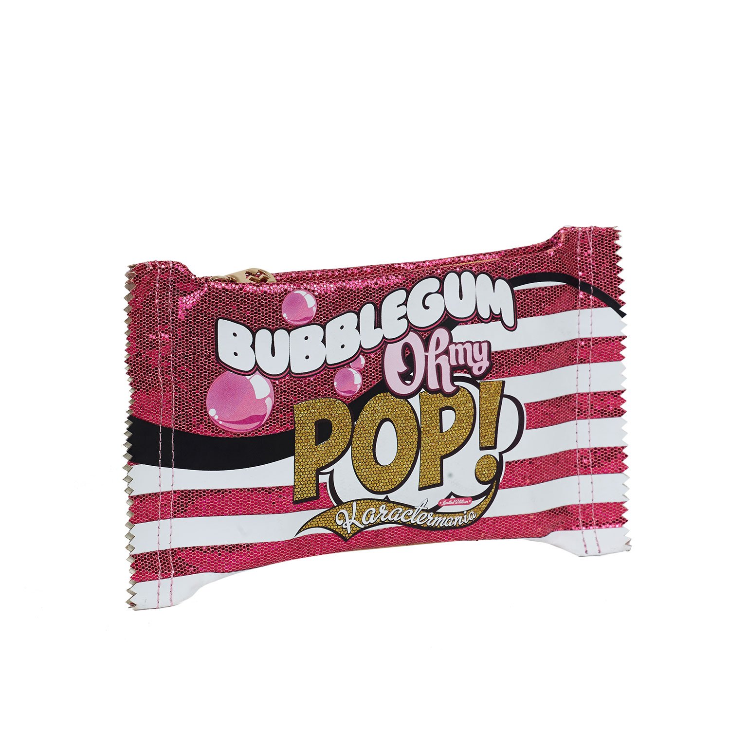 Oh My Pop! Bubblegum-Bubblegum Toiletry Bag, Pink, 25 x 14 cm
