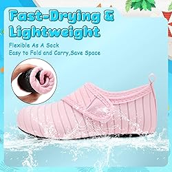VIFUUR Kids Water Shoes Boys Girls Barefoot Water