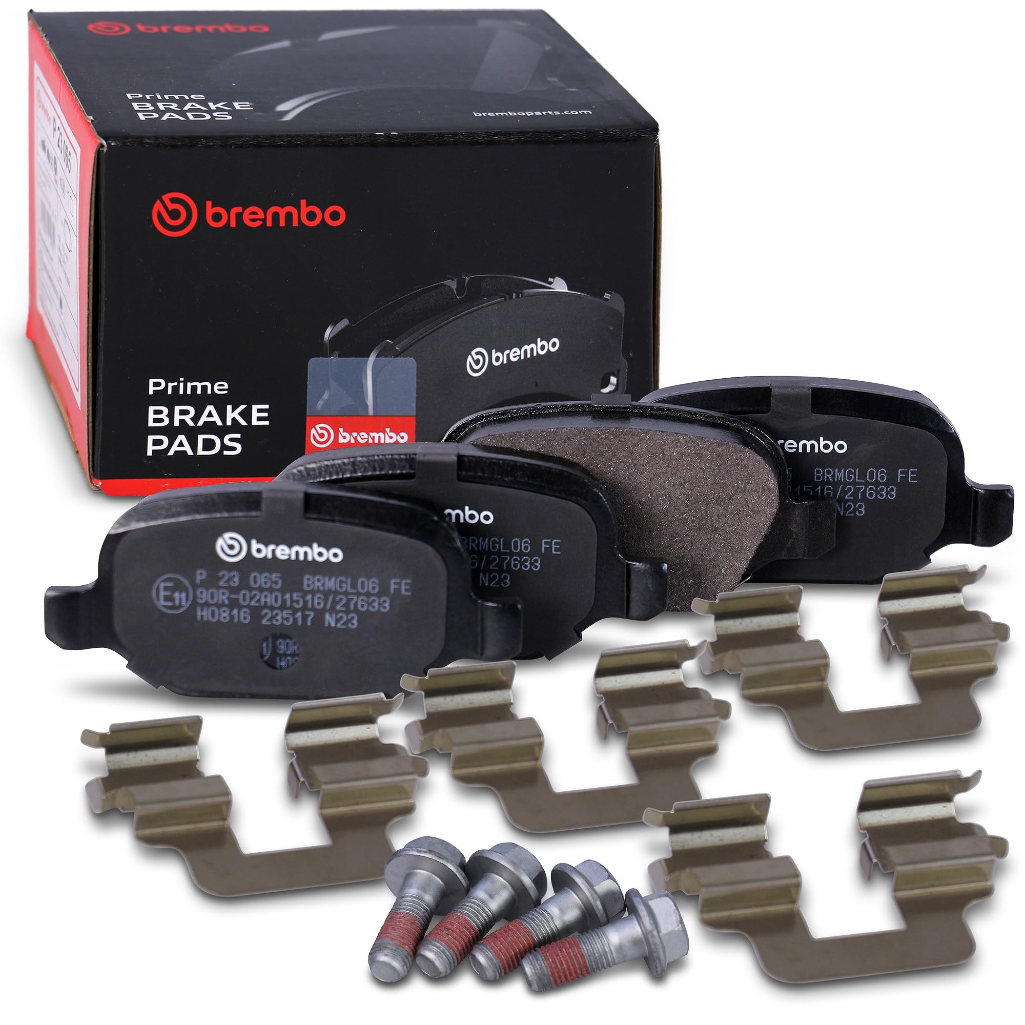 Brembo P23065 Rear Disc Brake Pad - Set of 4