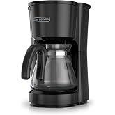 BLACK+DECKER CM0700BZ 4-in-1 5-Cup Coffee Station Coffeemaker, Black