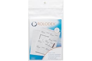 Rolodex Printable Business Cards for Rotary Business Card File 240 (67620)