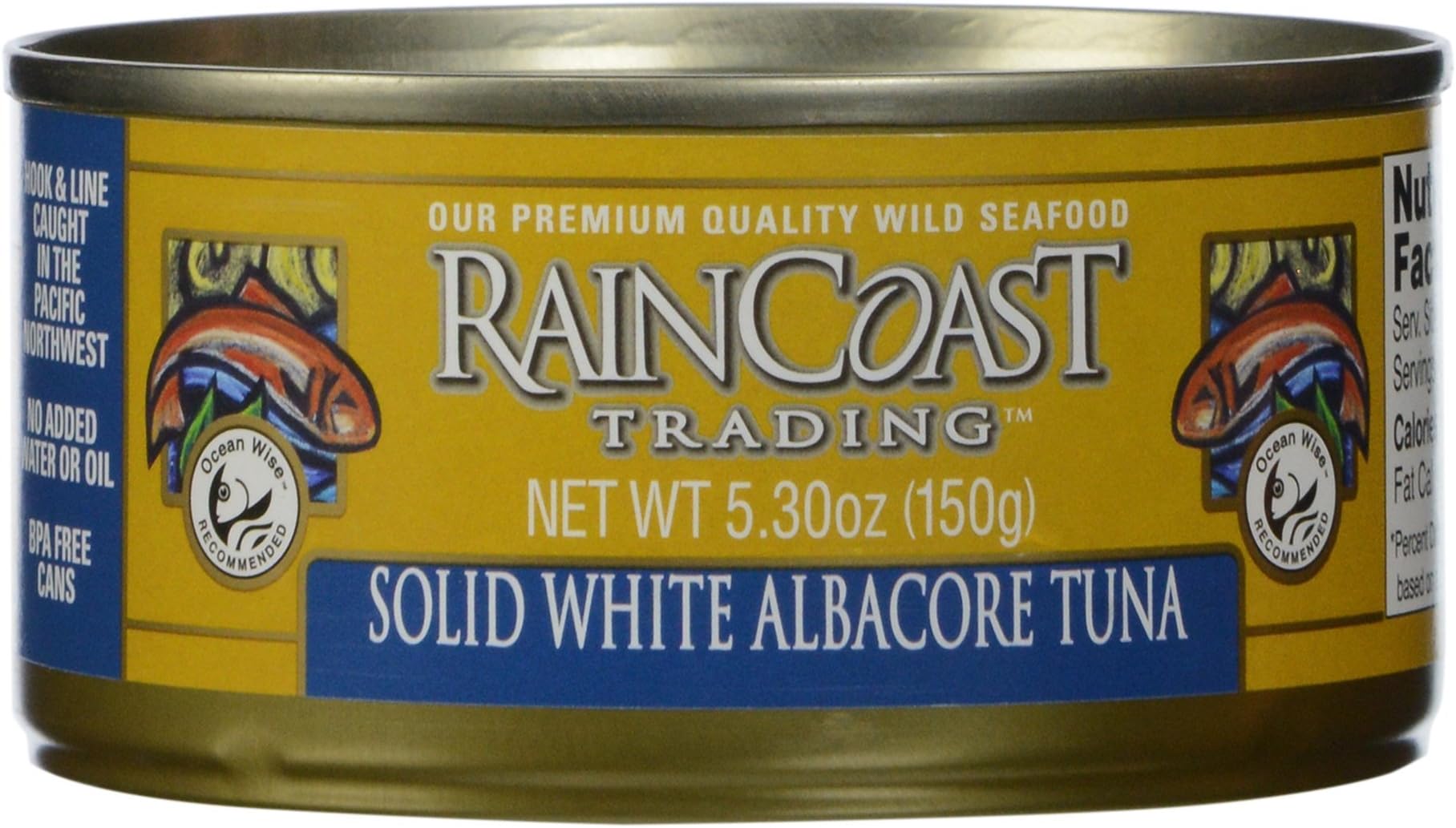 Raincoast Trading Wild Albacore Tuna 5.30oz, 4 pack