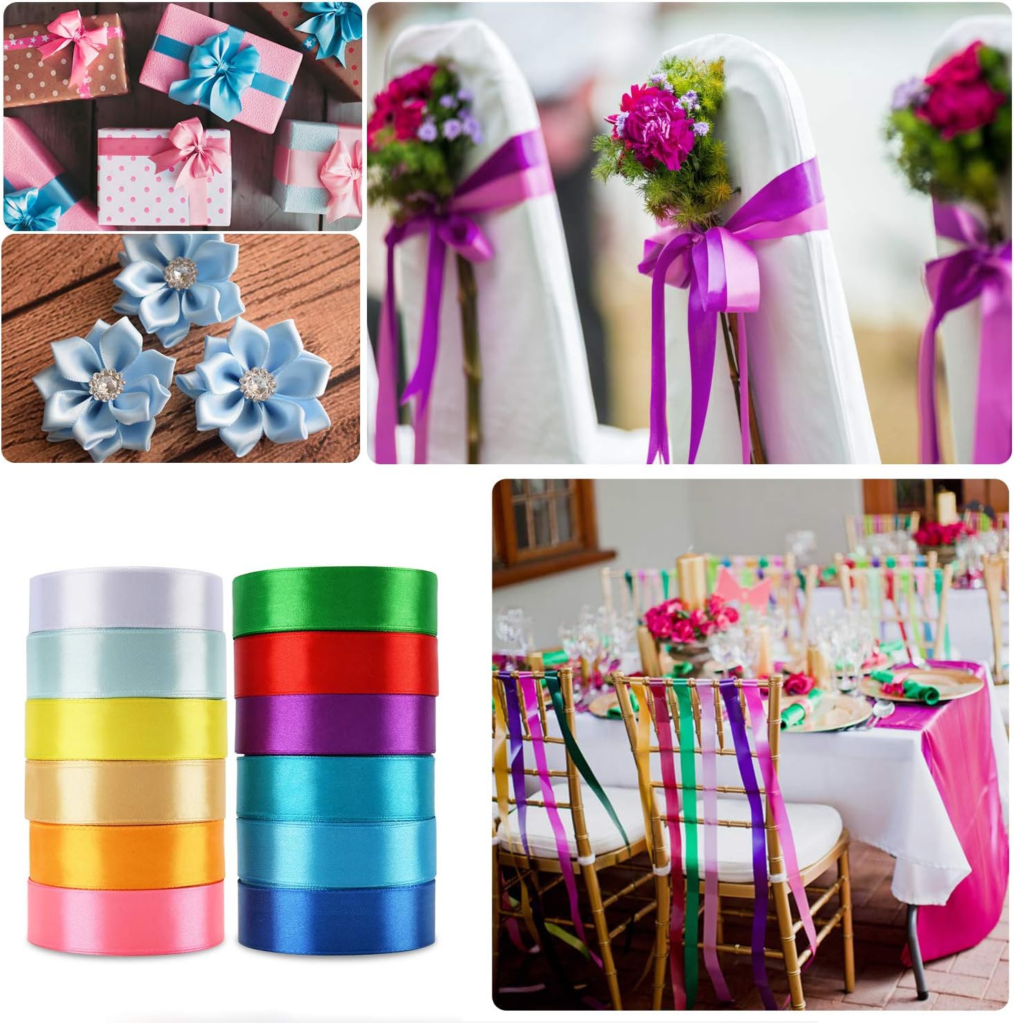 Ribbon Wide Satin Mm Rolls 25 Rolls 12 Ribbon Satin Yard 300 Color 12 Fabric Decor Garlands Wedding Party Gifts Crafts Bows For Ribbon Ribbon Embellish Ribbon Fabric Ribbons Craft Supplies For Wholesale Www Klevering Com