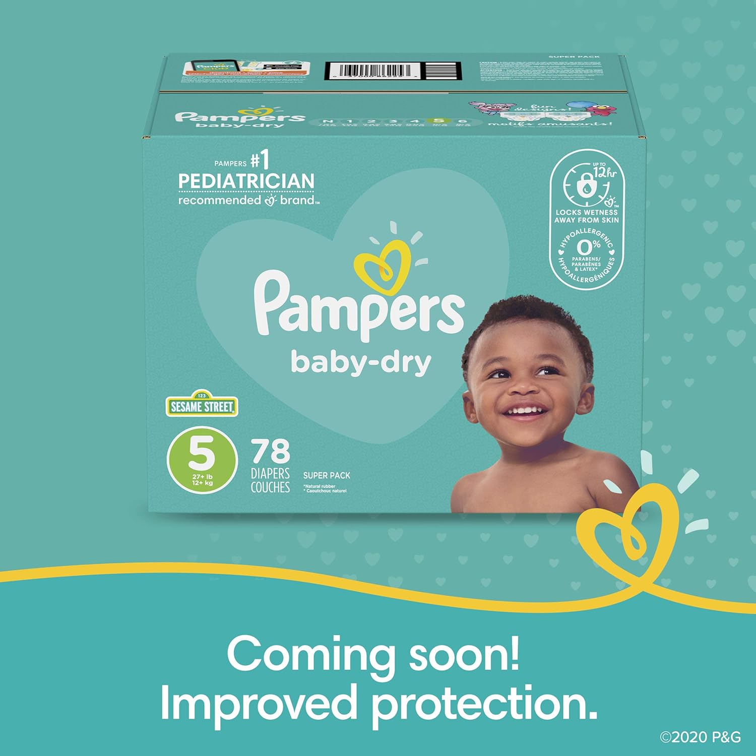Diapers Newborn/Size 1 (8-14 lb), 120 Count - Pampers Baby Dry Disposable Baby Diapers, Super Pack: Health & Personal Care