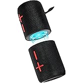 2 in 1 Magnetic Dual Splittable Bluetooth Speaker, IPX6 Waterproof Split Portable Wireless Speaker with 20W Loud Stereo Sound, Bluetooth V5.3, 24H Playtime, Multiple pairing for Home,Outdoor or Travel