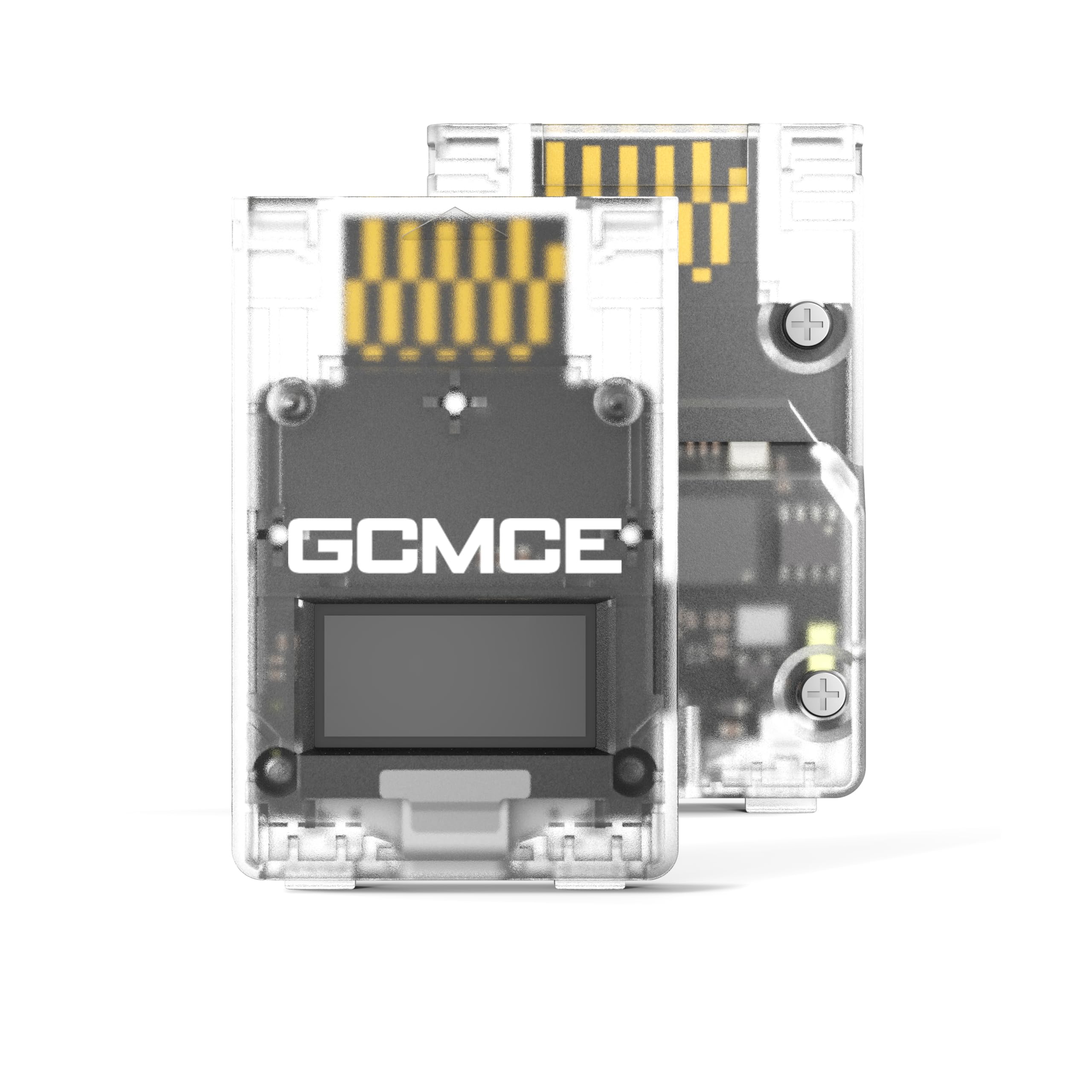 BITFUNX GCMCE FlipperMCE Memory Card Emulator - Supports Firmware Upgrade, Unlimited Storage and Game ID, 8GB MicroSD Card Include, High Speed Game Memory Card Emulator for Gamecube/Will (Tran-White)