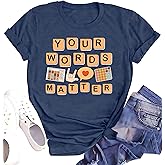Teacher Shirts for Women: Speech Therapy Shirt Special Education Tshirt Mental Health Sped Teacher Tee SLP Tops