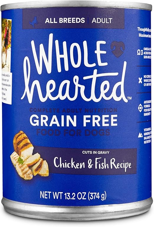 wholehearted wet dog food reviews
