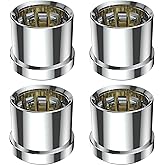 Audiocrast - 4 tapas antipolvo RCA, cubiertas protectoras RCA de cobre chapado en rodio, tapones de ruido RCA HiFi RCA para c