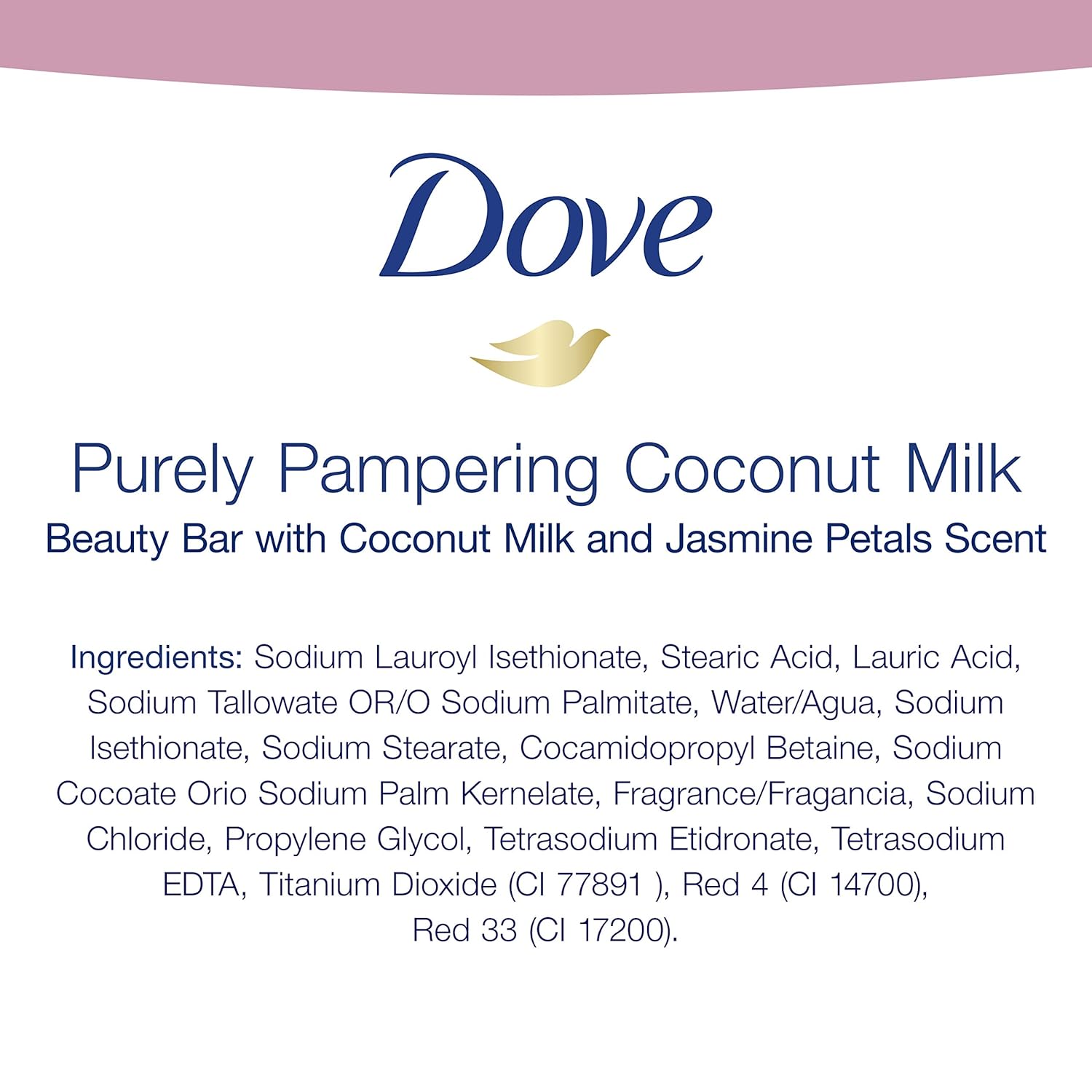 Dove Beauty Bar For Softer Skin Coconut Milk More Moisturizing Than Bar Soap, (6 Count of 3.75 oz Bars) 22.5 oz : Beauty