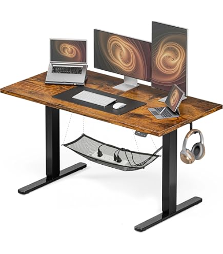 FLEXISPOT E7 Mesa de pé elétrica com capacidade de 161 kg, motor