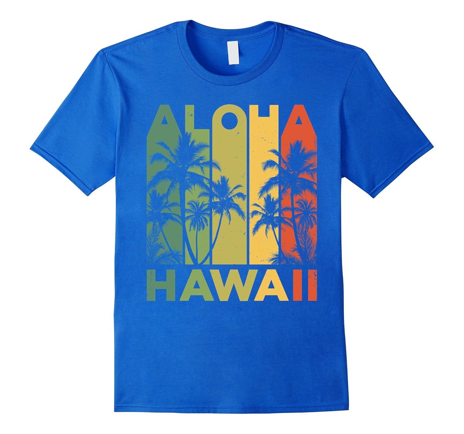 Vintage Hawaiian Islands Tee Hawaii Aloha State T Shirt Awarplus