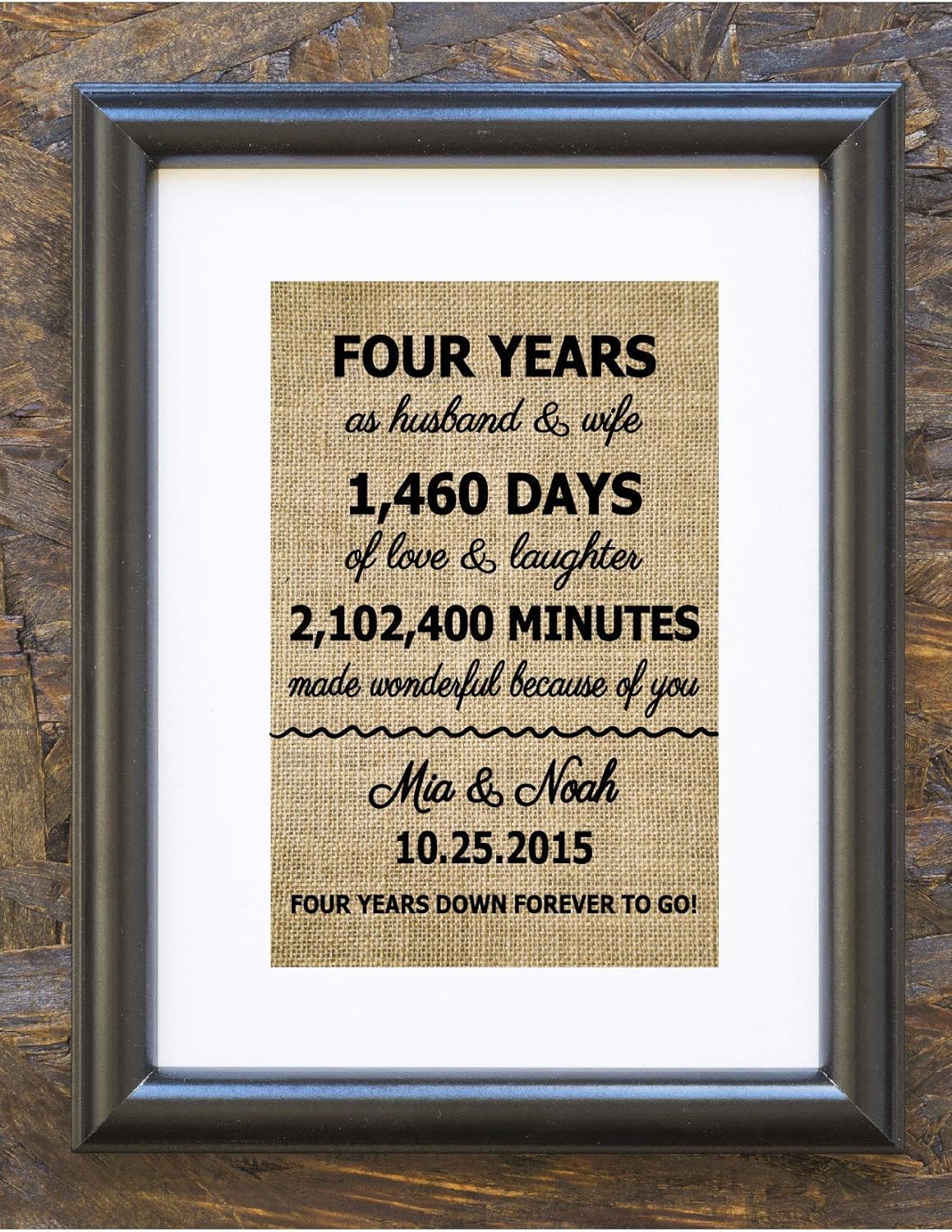 Fourth anniversary gift ideas, 4 years