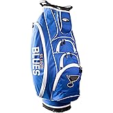 Team Golf NHL ST Louis Blues Albatross Golf Bag Lightweight, 10-Way Club Divider, Spring Action Stand, Insulated Cooler Pocket, Velcro Glove and Umbrella Holder & Lift Assist Handles
