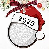 MAPDTWO Golf Ornament - Golf Cart Club Ornaments for Christmas Tree, Golfing Ornaments - Sports Gifts for Golfing Lovers, Golfers, Dad, Husband, Men - Christmas Golfer Gifts - Wood Ornament 2025
