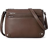 WESTBRONCO Crossbody Bags for Women, Medium Size Shoulder Handbags, Satchel Purse with Multi Zipper Pocket