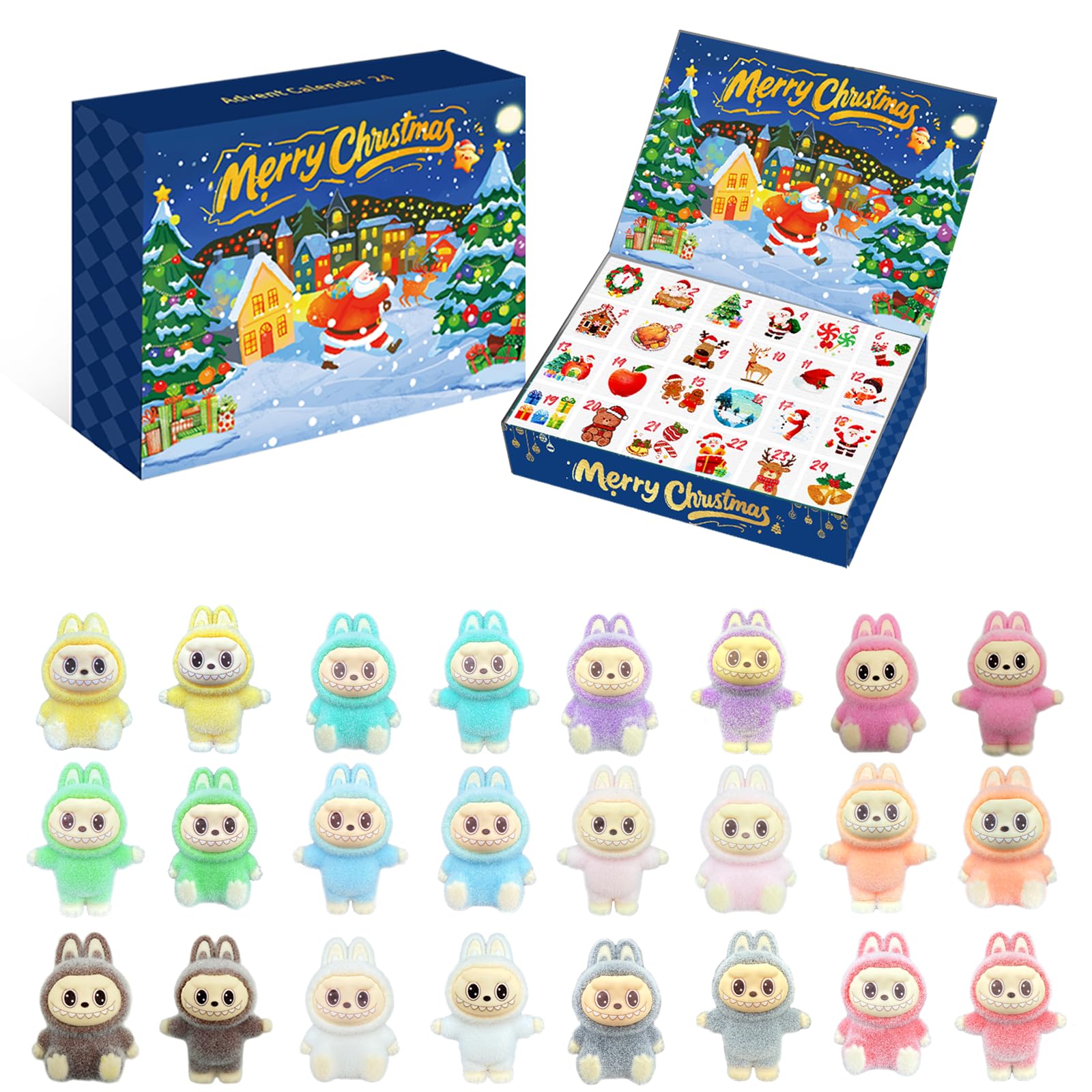 Photo 1 of Advent Calendar 2025 for Kids,24-Day Christmas Countdown Calendar with, Collectible Surprises,Christmas Party Favors, Festive Gift Pack for Boys & Girls