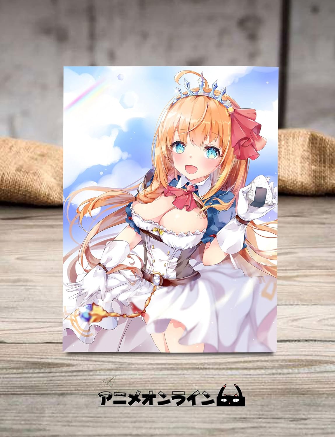 Amazon Co Jp Animeonline 木版画プリンセスコネクト Re Dive ペコリーヌ 木版絵 木製 アニメ 漫画 写真立て フィギュア アニメグッズ 金属ステント 机 卓上 置き物 飾り物 カスタマイズ可能 小 約cm 15cm 1cm ホビー 通販