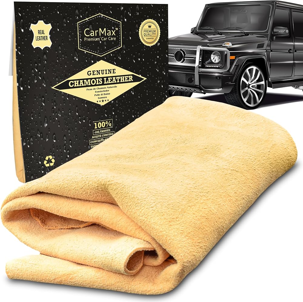 Carmax English Premium Grade Professional Natural Chamois Leather