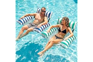 Jasonwell Inflatable Pool Floats Adult - Fabric Pool Floaties Chair Lake Beach Floating Chair Swimming Pool Noodles Water Ham