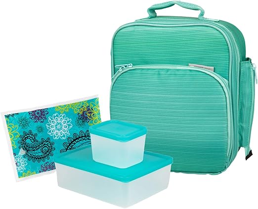 pack lunch bag with bottle holder