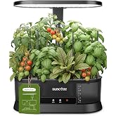 SUNCOZE Hydroponics Growing System with 5L Removable Tank, Dimmable Light | Powerful Full Spectrum Light, 12 Pods Indoor Herb Garden, 21.6 In Adjustable Height, Visible Water Tank with Pump