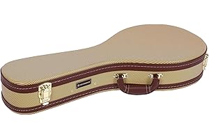 Crossrock Hard Shell Case for A-Style Mandolin in Vinyl Tweed(CRW620MATW)