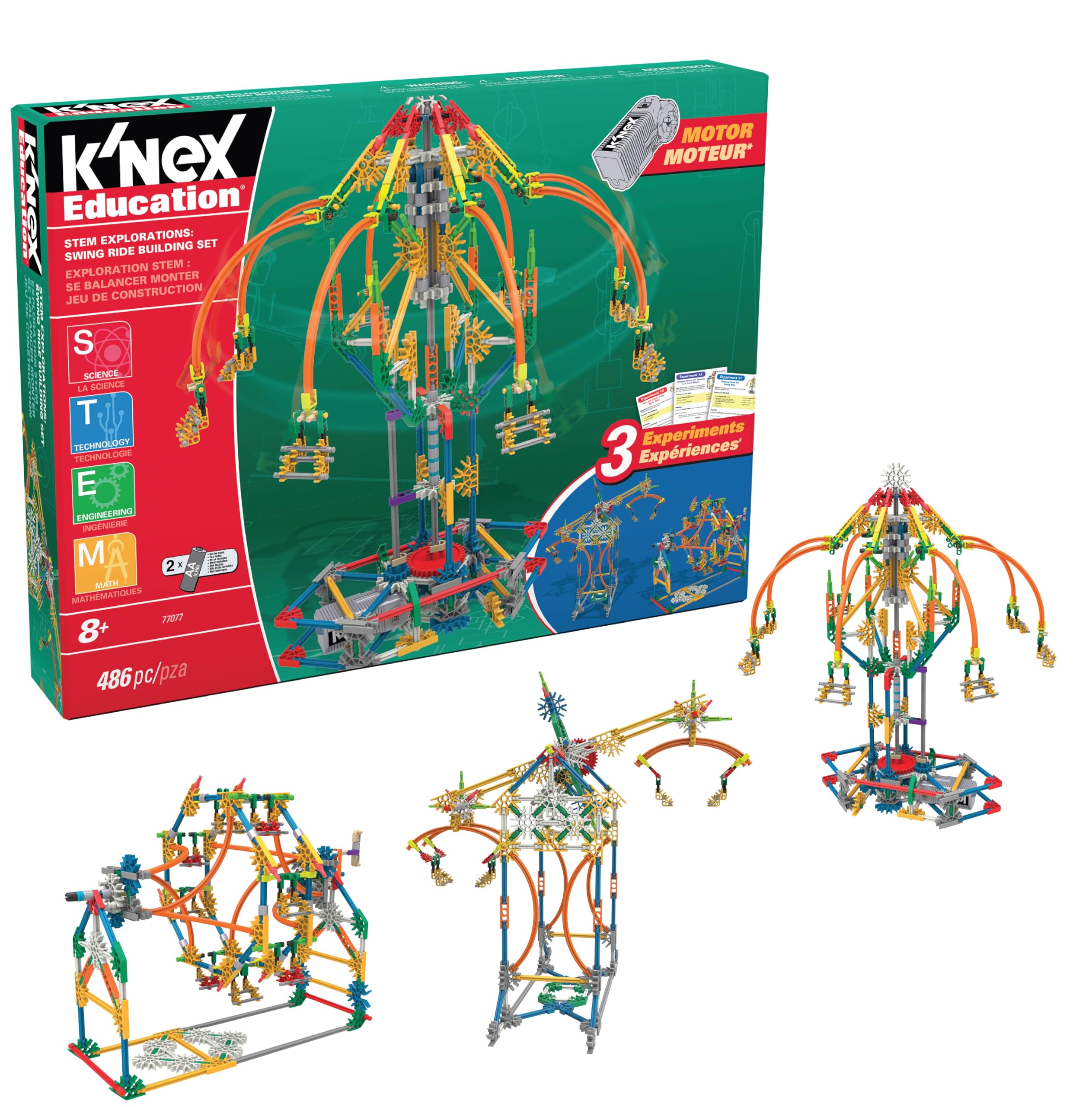 Photo 1 of *** FOR PARTS/ MISSING PIECES*** K'NEX Education - STEM Explorations: Swing Ride Building Set‚ 2 Pieces, STEM Learning‚ Ages 8+