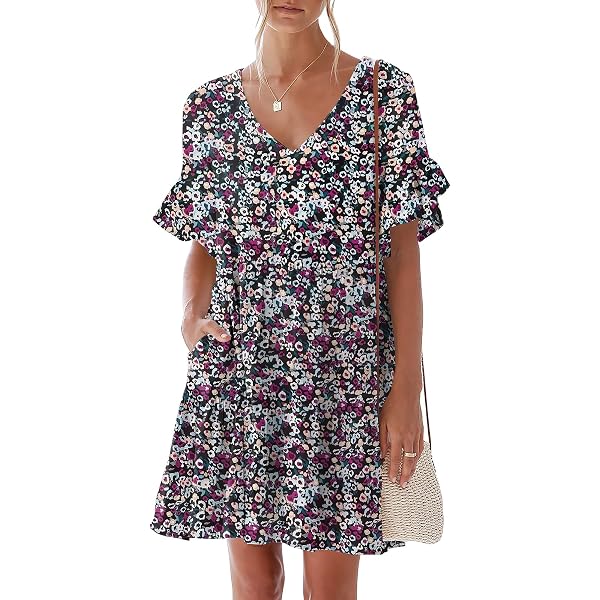Babydoll-Kleid Von Jayscreate – Rückenfrei, Mit Taschen, Für Sommer & Freizeit