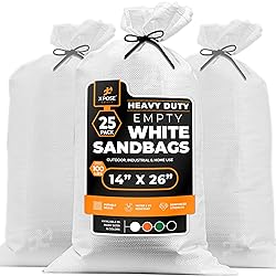 Xpose Safety Heavy Duty Sand Bags with Tie Strings