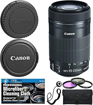 Amazon Com Canon Ef S 55 250mm F 4 5 6 Is Stm Zoom Lens For Canon Eos 7d 60d Eos Rebel Sl1 T1i T2i T3 T3i T4i T5i Xs Xsi Xt Xti Digital Slr Cameras With