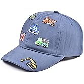Kids Boys Girls Embroidered Baseball Caps Baby Sun hat Toddler Dinosaur Trucker Hats Summer Hats(3-8years
